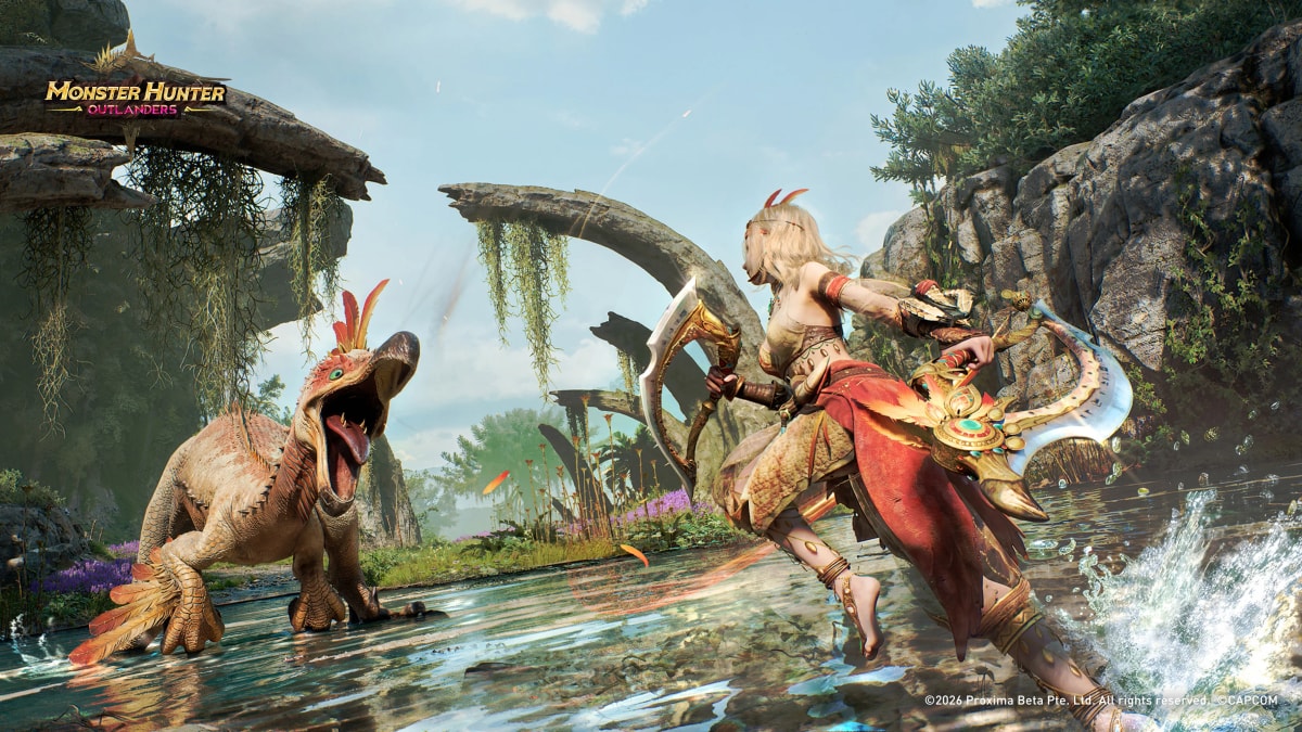 Monster Hunter Outlanders key art