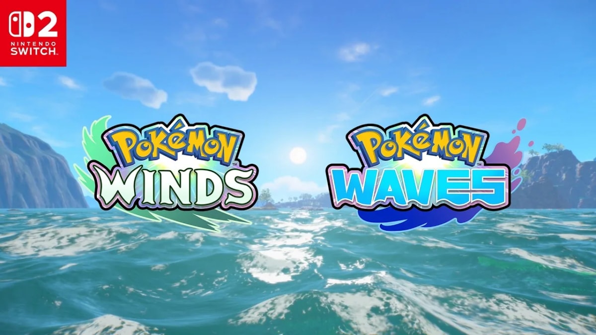 Pokemon Winds and Pokemon Waves key art