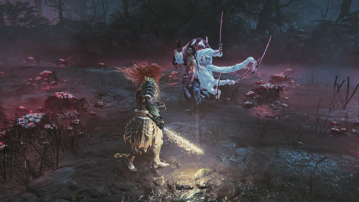 Miyamoto Musashi featured in the official Onimusha: Way of the Sword key art.