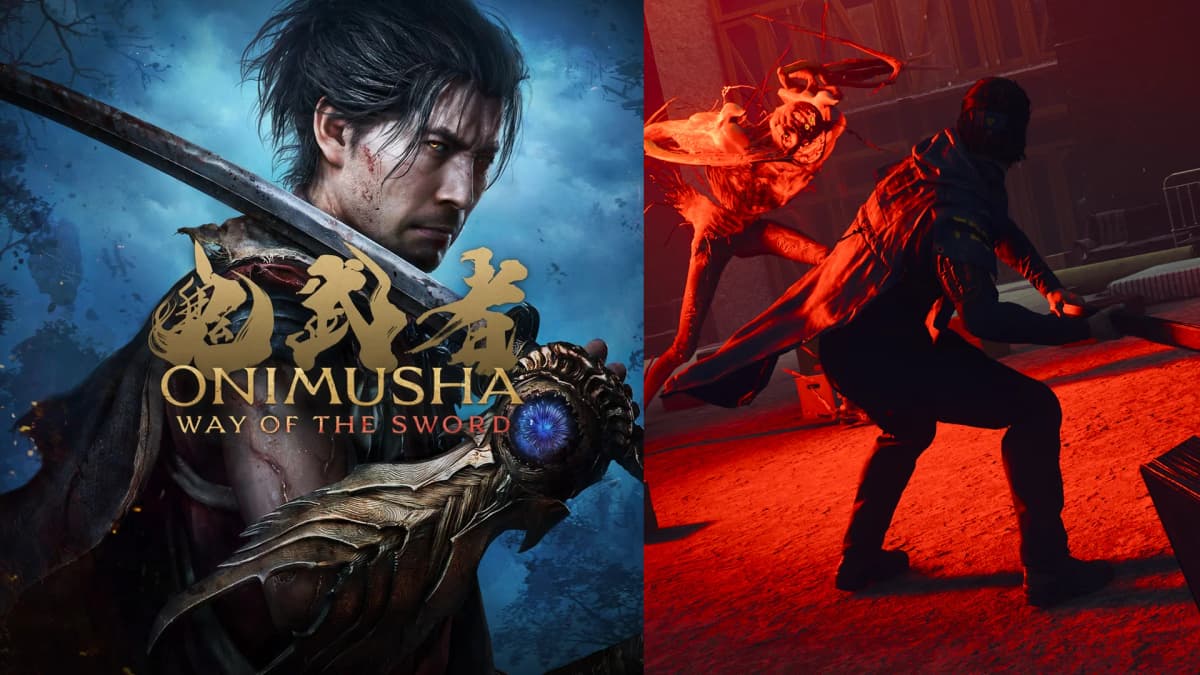 Dylan Faden from CONTROL Resonant and Miyamoto Musashi from Onimusha: Way of the Sword shown in a side by side game comparison.