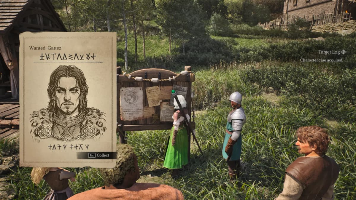 Wanted posters start a hunt that sends you to the map 1