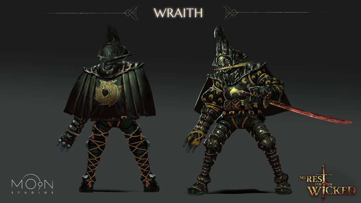 No Rest for the Wicked class armor concept shown by Moon Studios